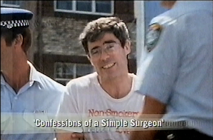 Still from the short film Confessions of a Simple Surgeon